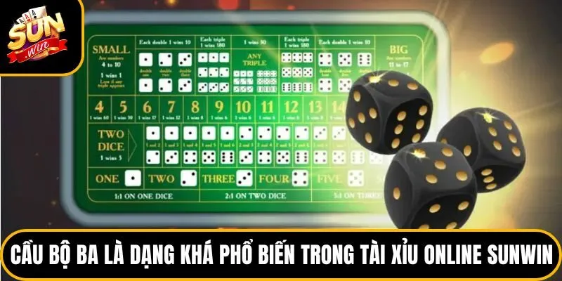 Tài Xỉu Online Sunwin - Top 1 Bộ Môn Giải Trí Hot Nhất 2026 5 Cầu bộ ba là dạng khá phổ biến trong tài xỉu online Sunwin