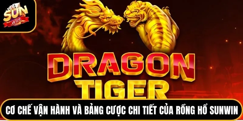 Cơ chế vận hành và bảng cược chi tiết của Rồng Hổ Sunwin
