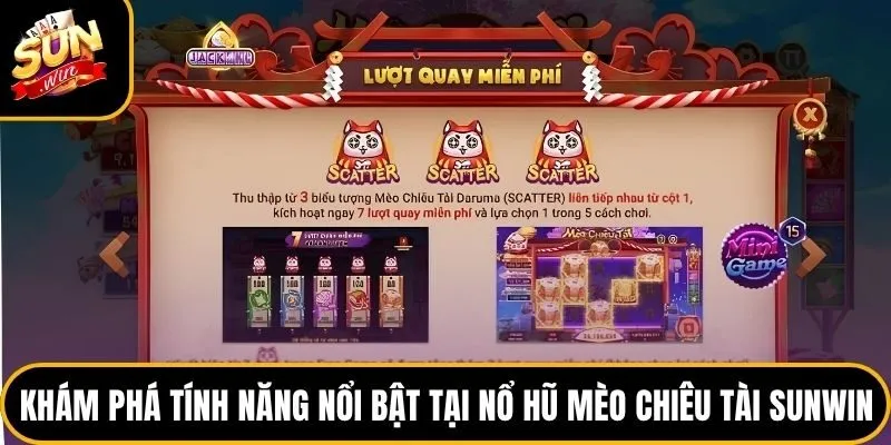 Nổ Hũ Mèo Chiêu Tài Sunwin - Game Săn Jackpot Hấp Dẫn Nhất 3 Khám phá tính năng nổi bật tại nổ hũ mèo chiêu tài Sunwin